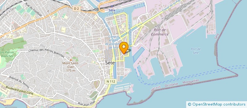 localisation de l'entreprise 312 035 017 à SETE