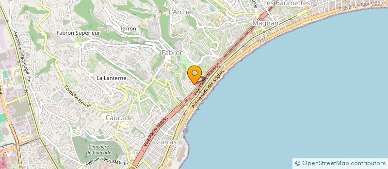 localisation de l'entreprise 312 150 980 à NICE