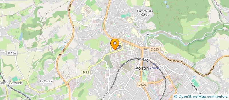 localisation de l'entreprise 312 217 359 à VOIRON