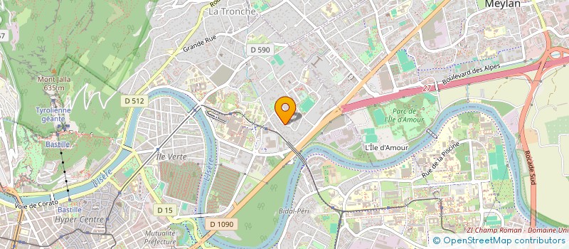 localisation de l'entreprise 313 538 951   GRENOBLE