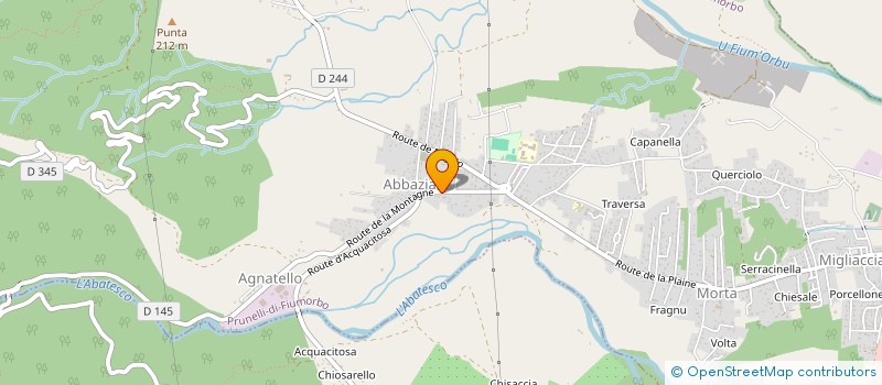 localisation de l'entreprise 313 714 107 à PRUNELLI-DI-FIUMORBO