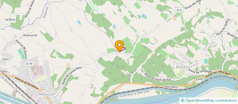 localisation de l'entreprise 314CAN  BOUDOU