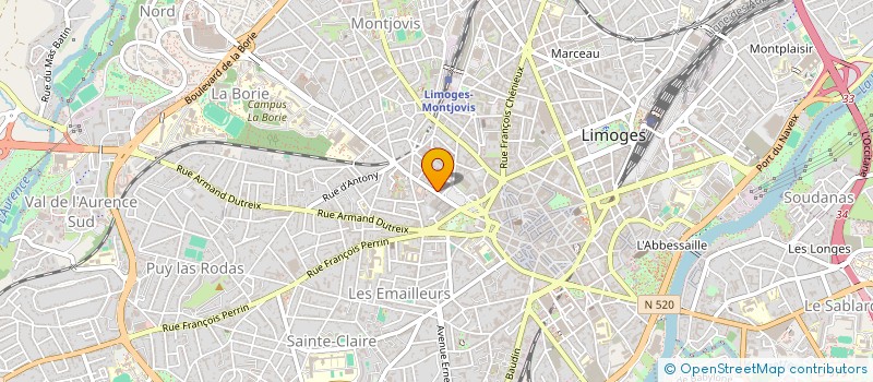 localisation de l'entreprise 315 039 768 à LIMOGES