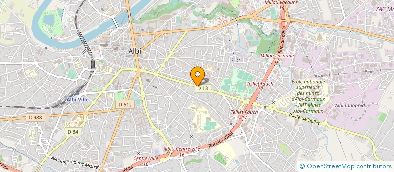 localisation de l'entreprise 315 393 389  à ALBI