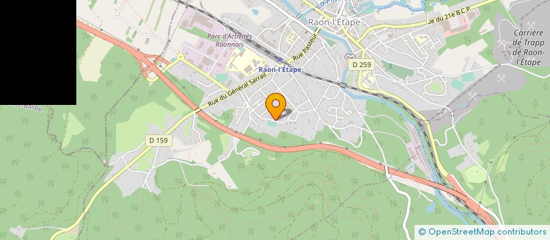 localisation de l'entreprise 315 730 671   RAON-L'ETAPE