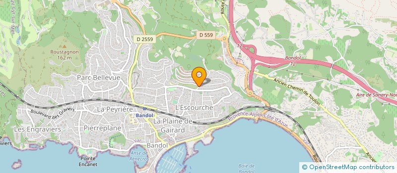 localisation de l'entreprise 315 788 380 à BANDOL