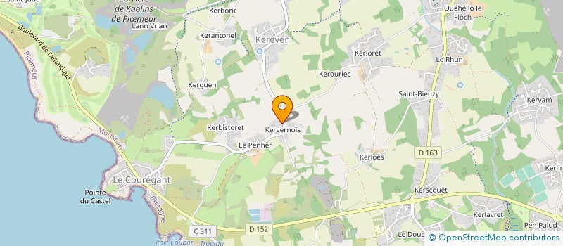 localisation de l'entreprise 316 335 546   PLOEMEUR