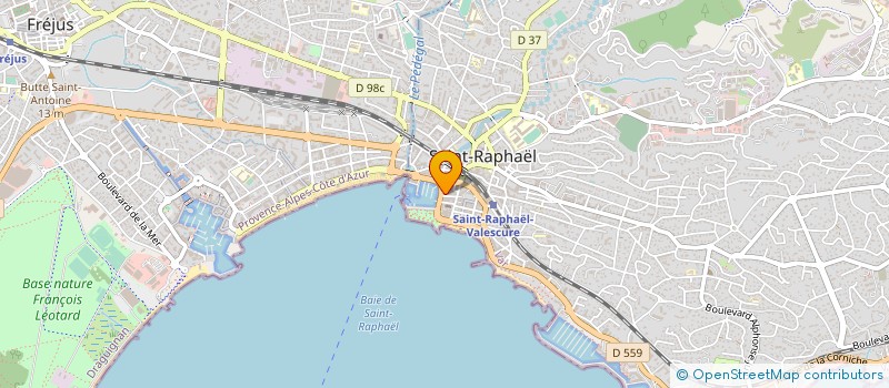 localisation de l'entreprise 316 368 976 à SAINT-RAPHAEL