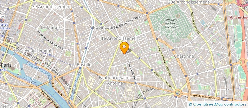 localisation de l'entreprise 316 479 773   PARIS