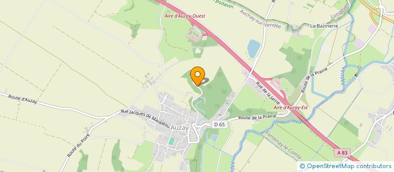 localisation de l'entreprise 316 586 106 à AUCHAY-SUR-VENDEE