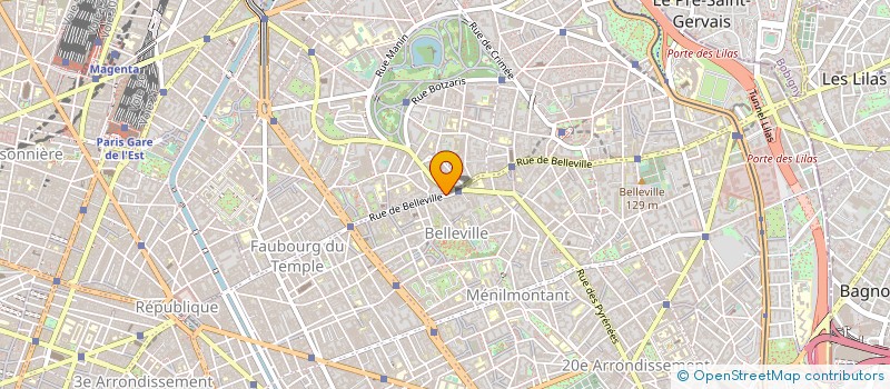 localisation de l'entreprise 316 664 416   PARIS