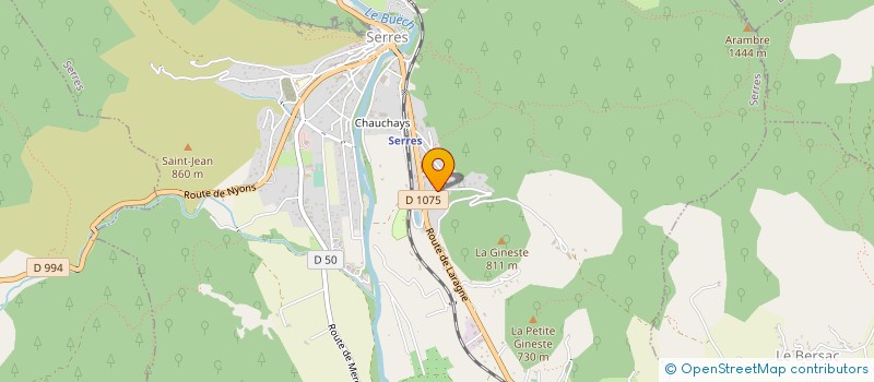 localisation de l'entreprise 316 735 414   SERRES