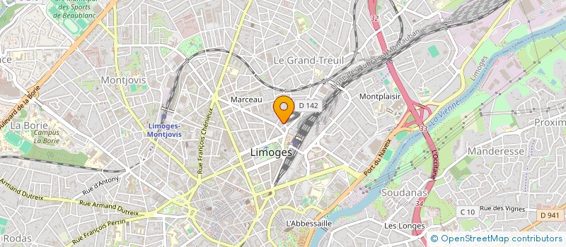 localisation de l'entreprise 316 802 388  à LIMOGES