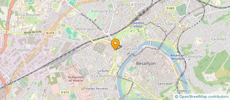 localisation de l'entreprise 317 092 856   BESANCON
