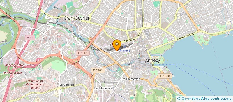 localisation de l'entreprise 317 107 688  à ANNECY