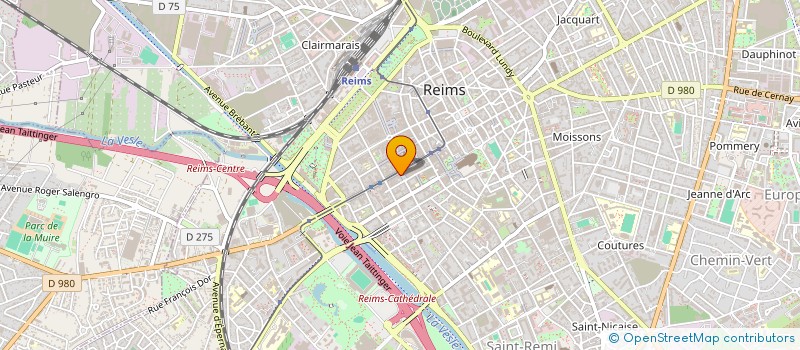 localisation de l'entreprise 317 294 601 à REIMS