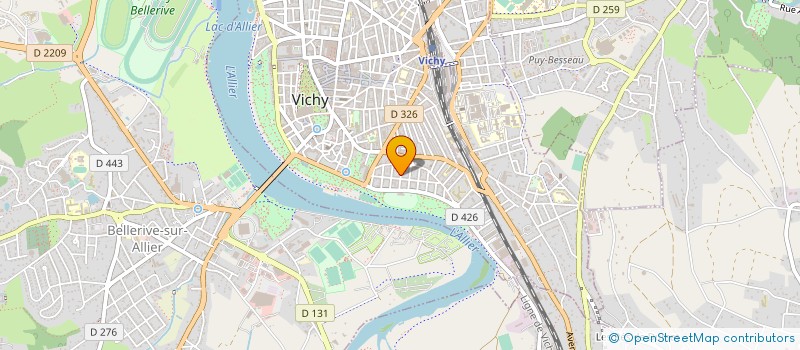 localisation de l'entreprise 317 311 660 à VICHY