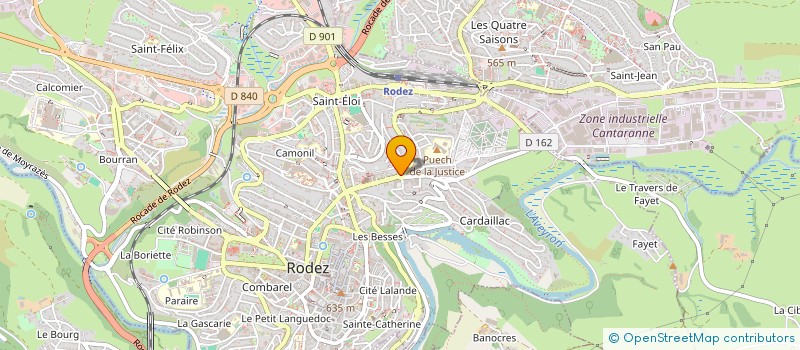 localisation de l'entreprise 317 773 638   RODEZ