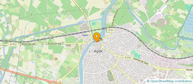 localisation de l'entreprise 317 821 056 à AGDE