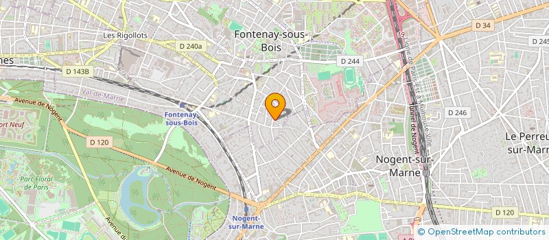 localisation de l'entreprise 317 PRODUCTION à FONTENAY-SOUS-BOIS