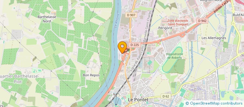 localisation de l'entreprise 3178  LE PONTET