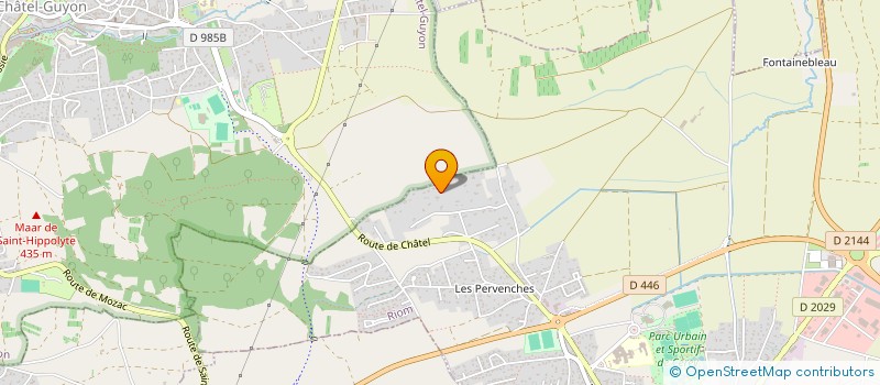 localisation de l'entreprise 318 128 675   CLERMONT-FERRAND