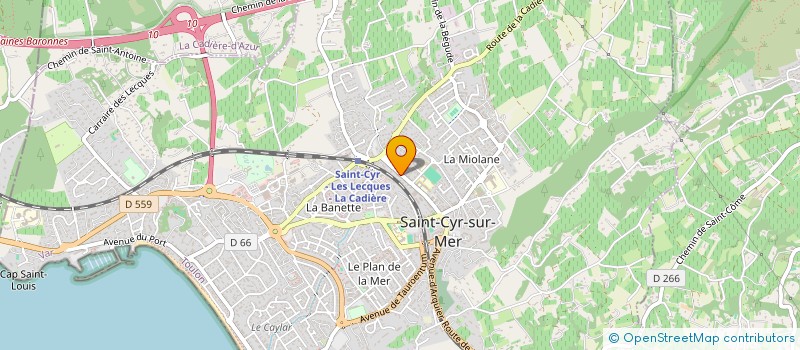 localisation de l'entreprise 318 162 054  à SAINT-CYR-SUR-MER