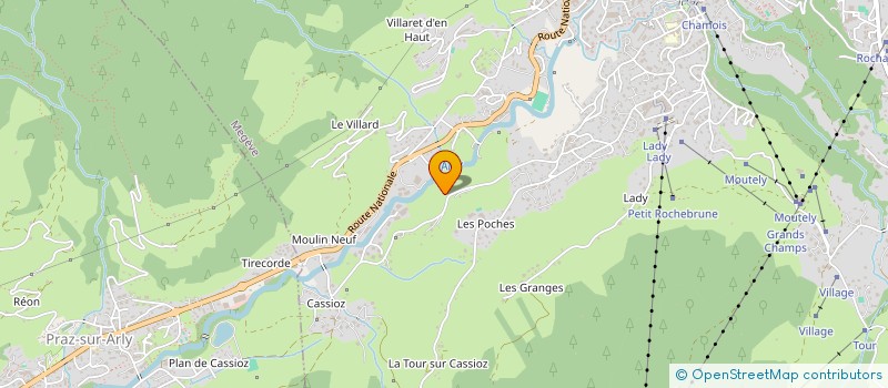 localisation de l'entreprise 318 348 828   MEGEVE