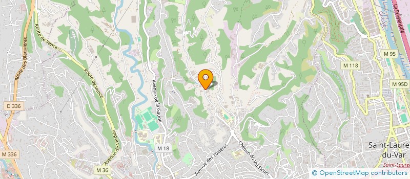 localisation de l'entreprise 318 523 693   LA GAUDE