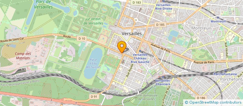 localisation de l'entreprise 319 727 533 à VERSAILLES