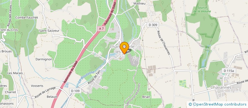 localisation de l'entreprise 319 748 919   CHANOS-CURSON