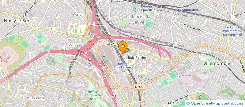 localisation de l'entreprise 319 878 260 à ROSNY-SOUS-BOIS