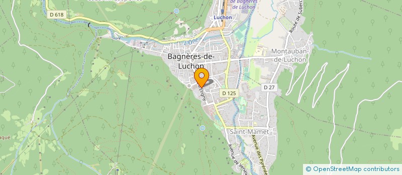 localisation de l'entreprise 32-34 ALLEES D'ETIGNY  BAGNERES-DE-LUCHON