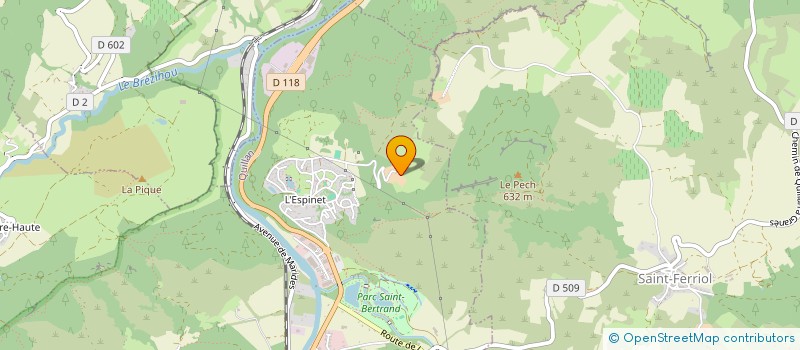 localisation de l'entreprise 32,7 à QUILLAN