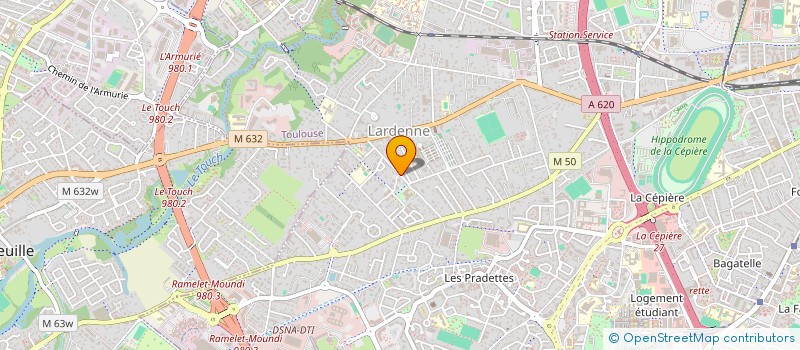 localisation de l'entreprise 32 CHEMIN DE CATALA  TOULOUSE