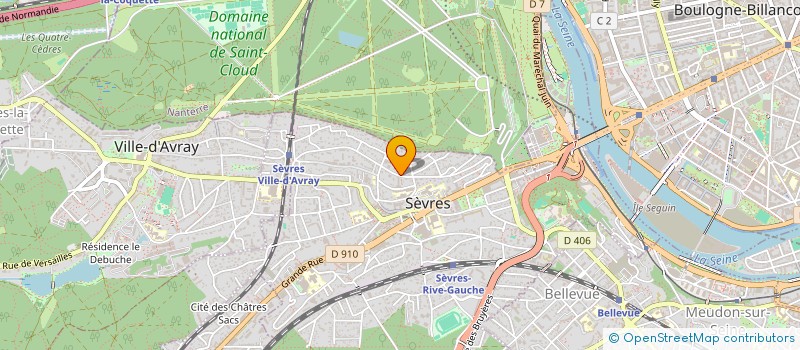 localisation de l'entreprise 32 COPERNIC à SEVRES