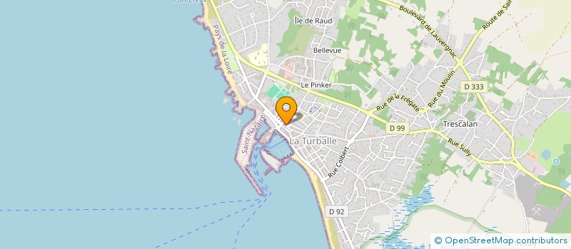 localisation de l'entreprise 32 LA FORGE  LA TURBALLE