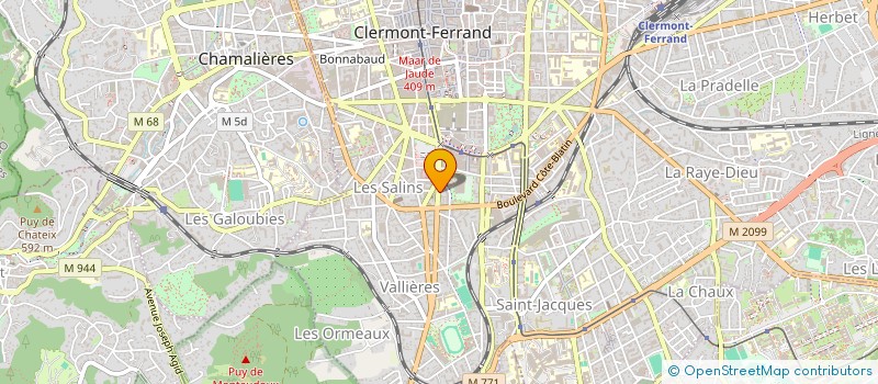 localisation de l'entreprise 32 RAMACLES  CLERMONT-FERRAND