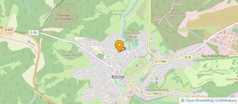 localisation de l'entreprise 32 RUE DE COLOMBEY  BITCHE