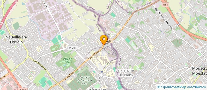 localisation de l'entreprise 32 RUE DE GAND à NEUVILLE-EN-FERRAIN