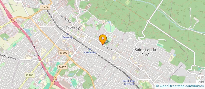 localisation de l'entreprise 32 RUE DE LA TOUR BILLY  TAVERNY