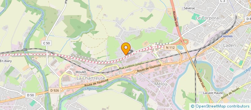 localisation de l'entreprise 32 RUE DU COLLEGE IMMOBILIER  CASTRES