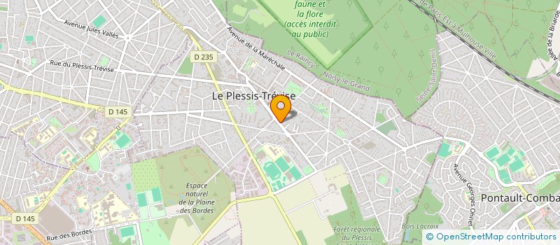 localisation de l'entreprise 320 166 853   LE PLESSIS-TREVISE