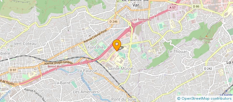 localisation de l'entreprise 320 593 171 à TOULON