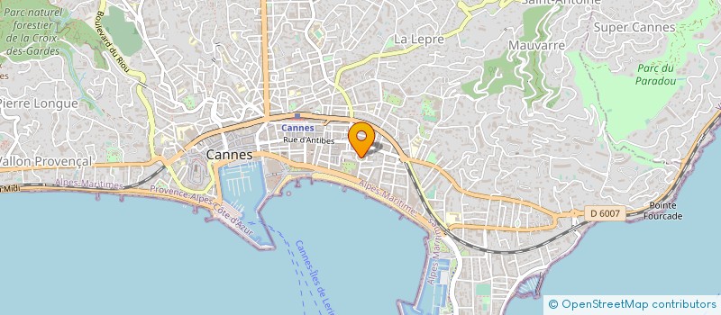 localisation de l'entreprise 320 745 706   CANNES