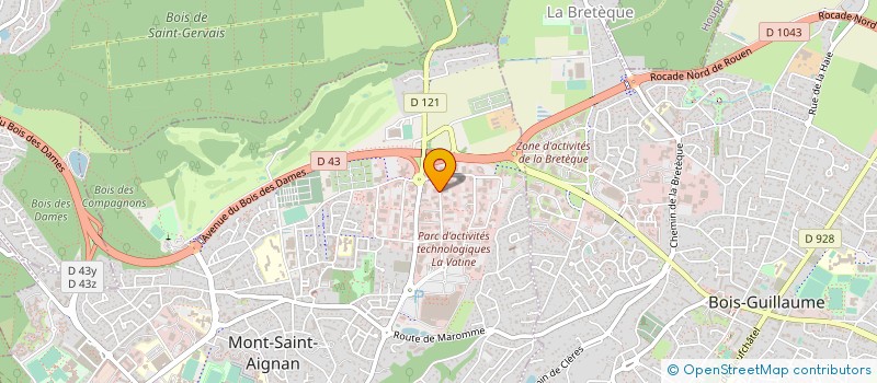 localisation de l'entreprise 320 847 601  à BOIS GUILLAUME