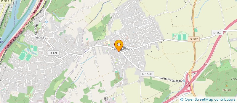 localisation de l'entreprise 3208 IMMO  COMMUNAY