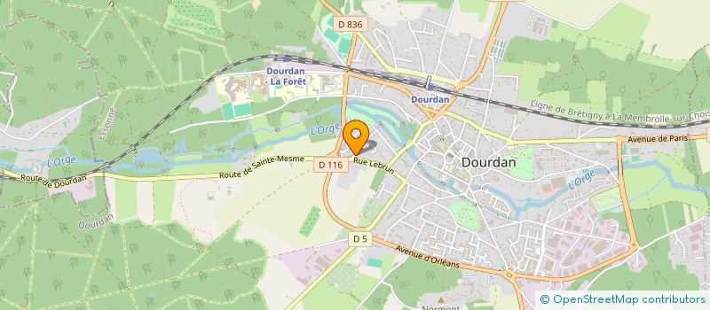 localisation de l'entreprise 320B  PLESSIS-SAINT-BENOIST