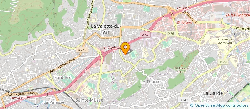 localisation de l'entreprise 321 027 161   LA VALETTE DU VAR