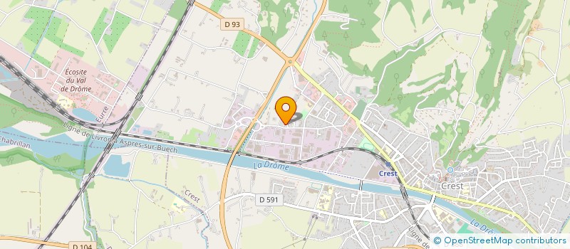 localisation de l'entreprise 321 093 502 à CREST